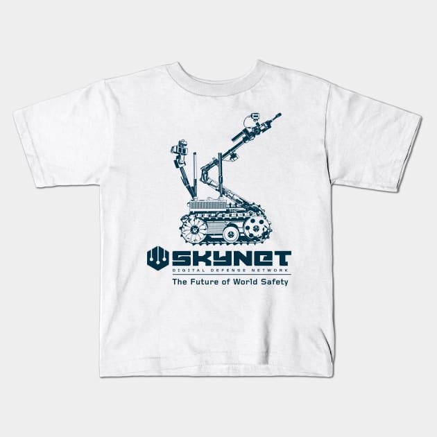 Skynet Kids T-Shirt by MindsparkCreative